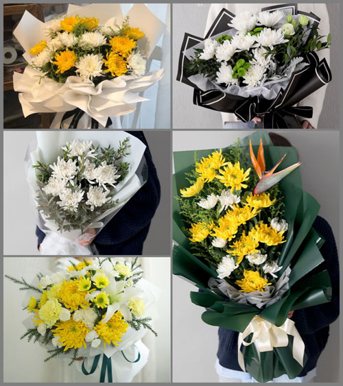 贵州六盘水盘县普田回族乡老格子村白事花束代送